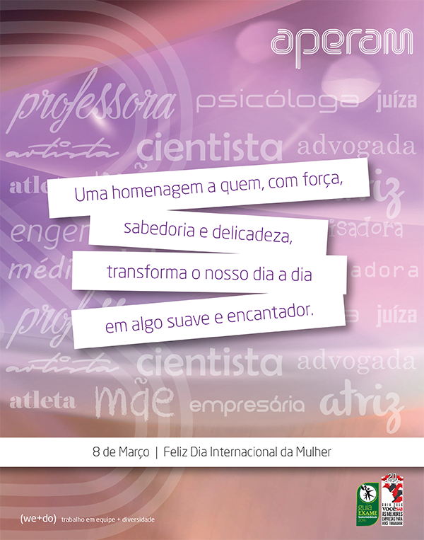 8 de Março – Feliz Dia Internacional da Mulher!